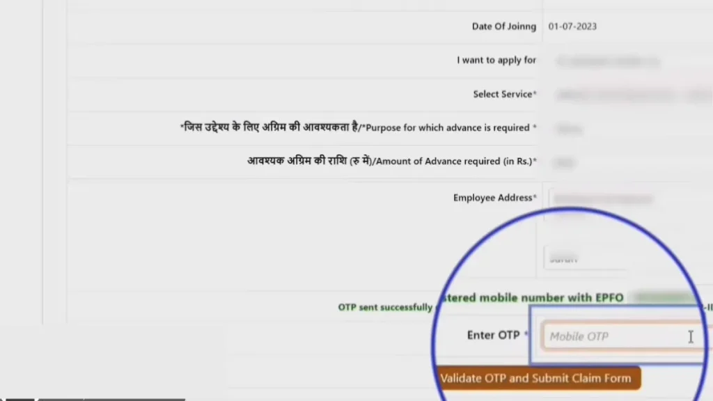 Validate OTP & Submit Claim